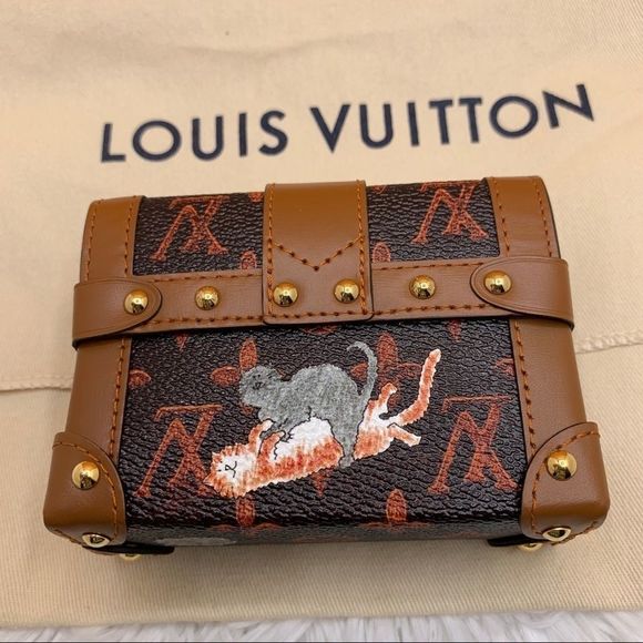 ❌❌ Louis Vuitton Catogram Grace Coddington Mini Essential Trunk clutch bag - Picture 6 of 12
